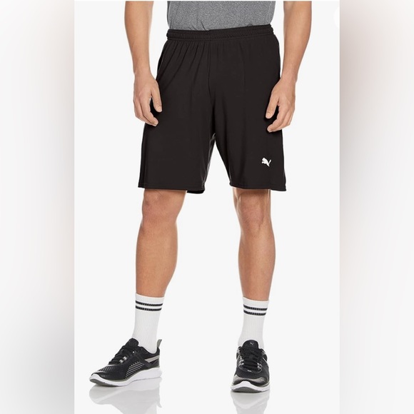 NWT PUMA Men's Liga Core Shorts Black White 2 pair bundle - Picture 2 of 8